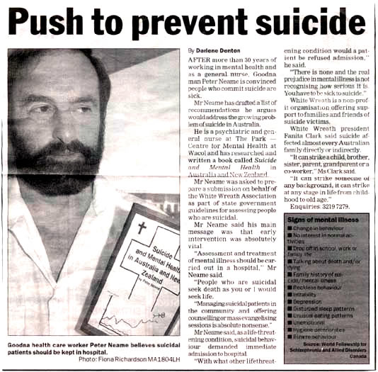 Push To Prevent Suicide