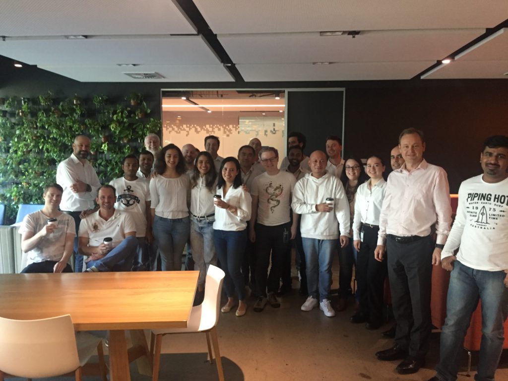 Industries & Co Marketing & Communications, People & Culture Geek held a “Wear White At Work” on Monday 29 May 2017. Photos are of their Sydney and Hong Kong Office/teams