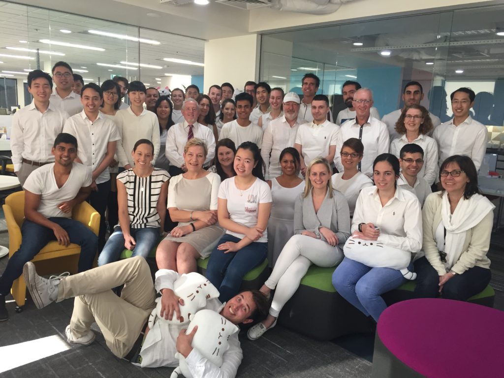 Finity Consulting held a “Wear White at Work” today Friday 26th 2017 with over 50 staff who gave generous donations with the firm Finity Consulting matching all employee contributions.